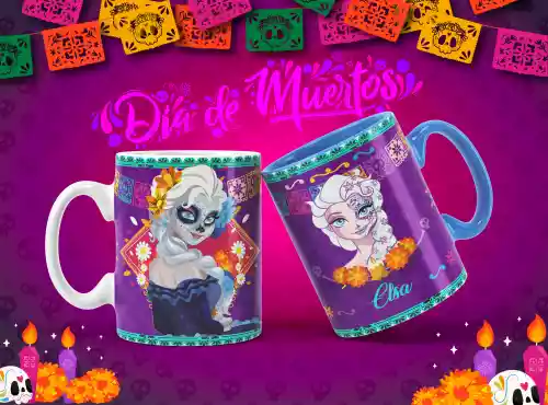 vectores plantilas DISNEY,DÍA DE MUERTOS,